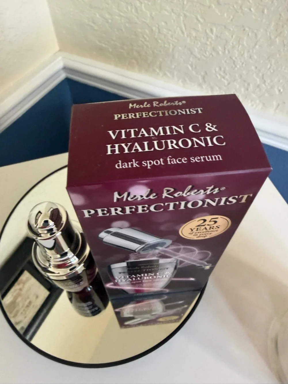 Merle Roberts Perfectionist Vitamin C & Hyaluronic Dark Spot Face Serum NIB